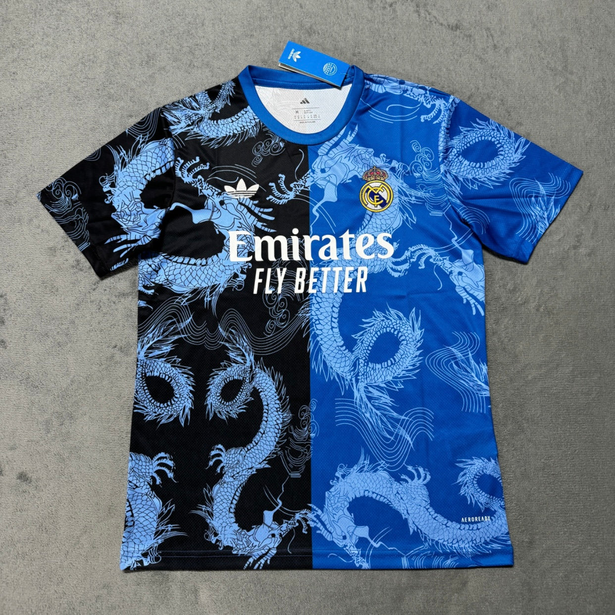 Real Madrid Blue & Black 'Legendary Dragon' Special Edition Jersey