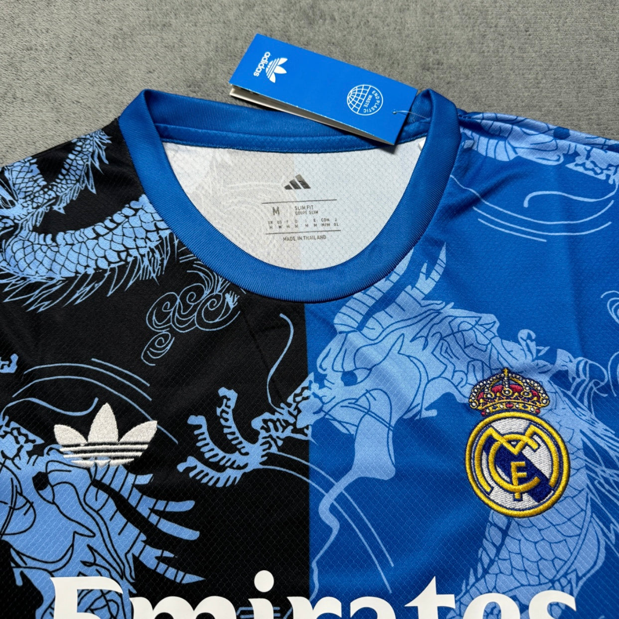 Real Madrid Blue & Black 'Legendary Dragon' Special Edition Jersey